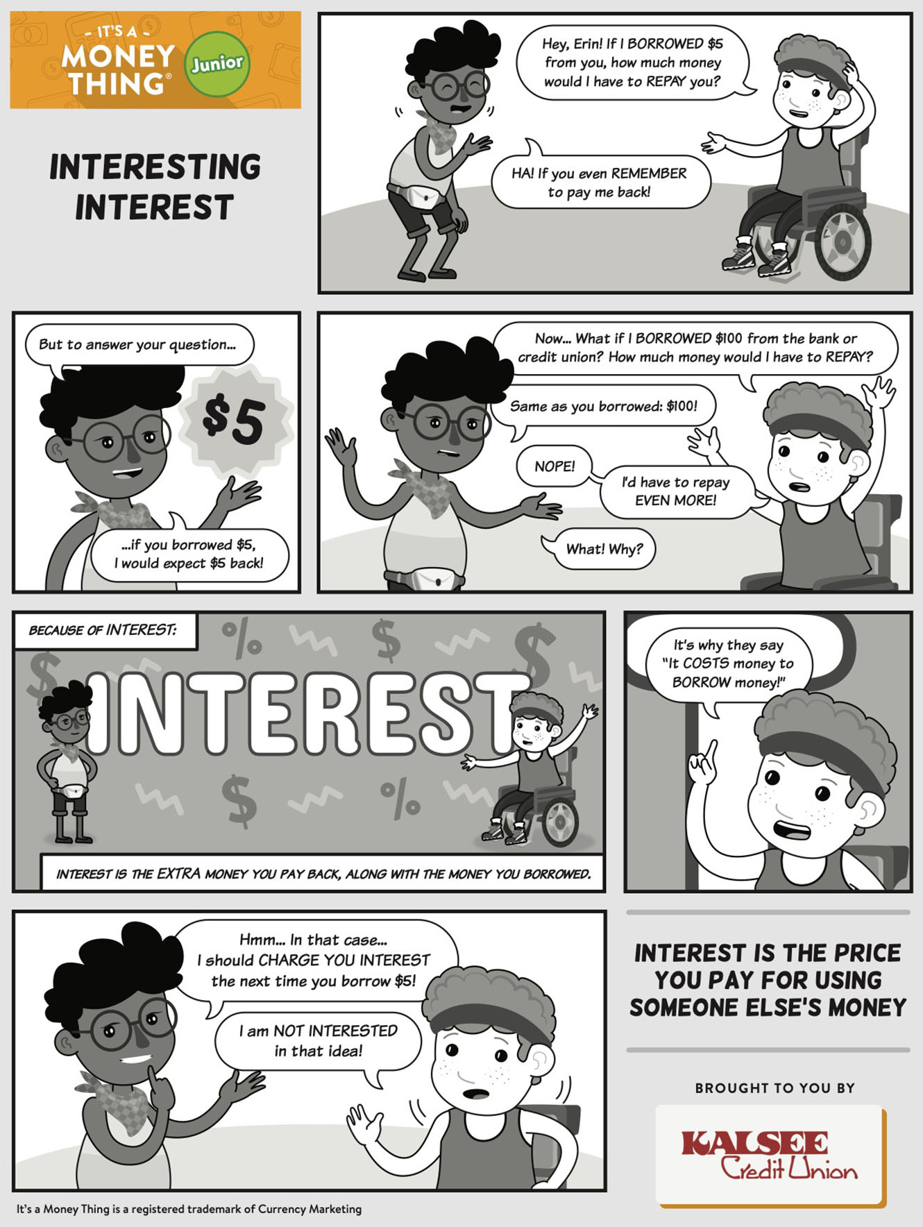 borrowing money comic