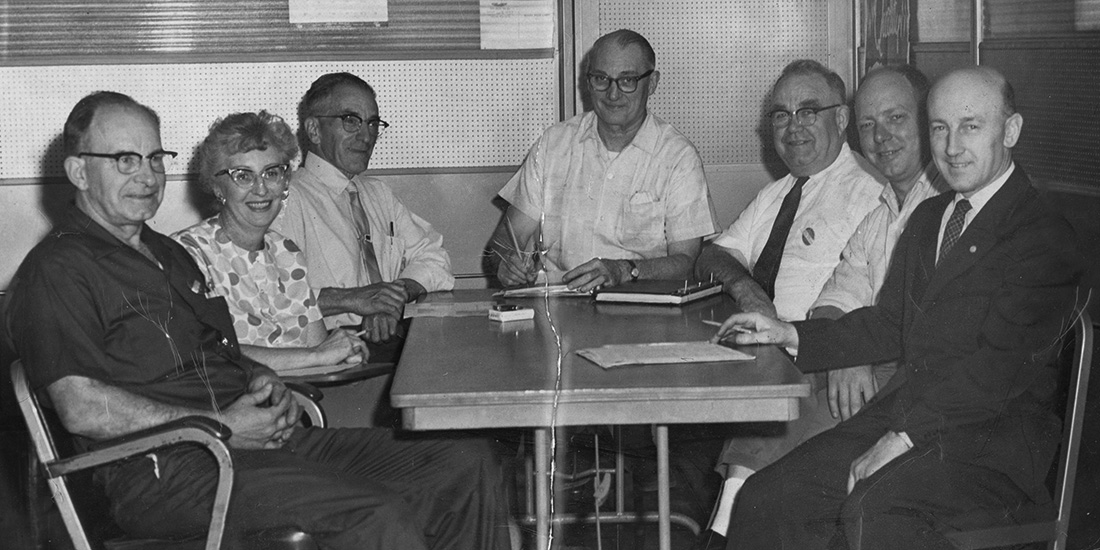 Kalsee board of directors in the 1960s, including founder Paul Matyas