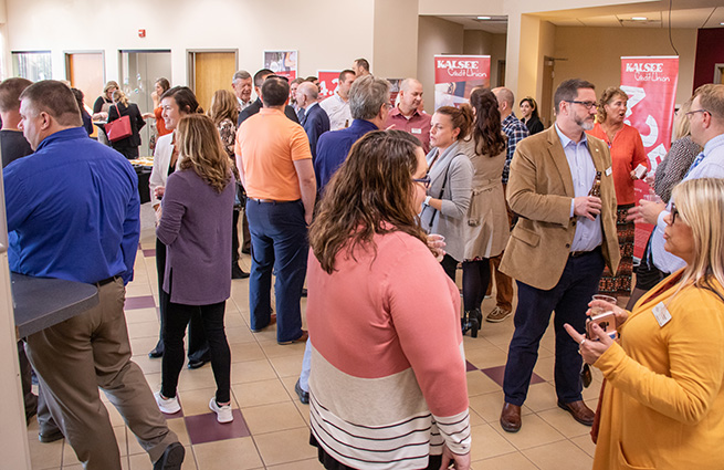 Southwest Michigan First Chamber Connect event at Westnedge branch