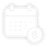 calendar and coin icon illustration