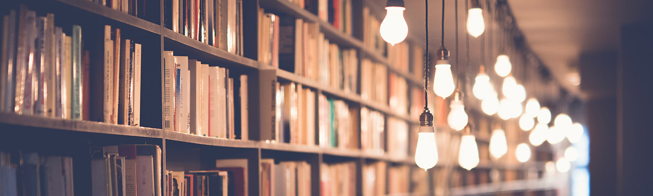 Books in a library