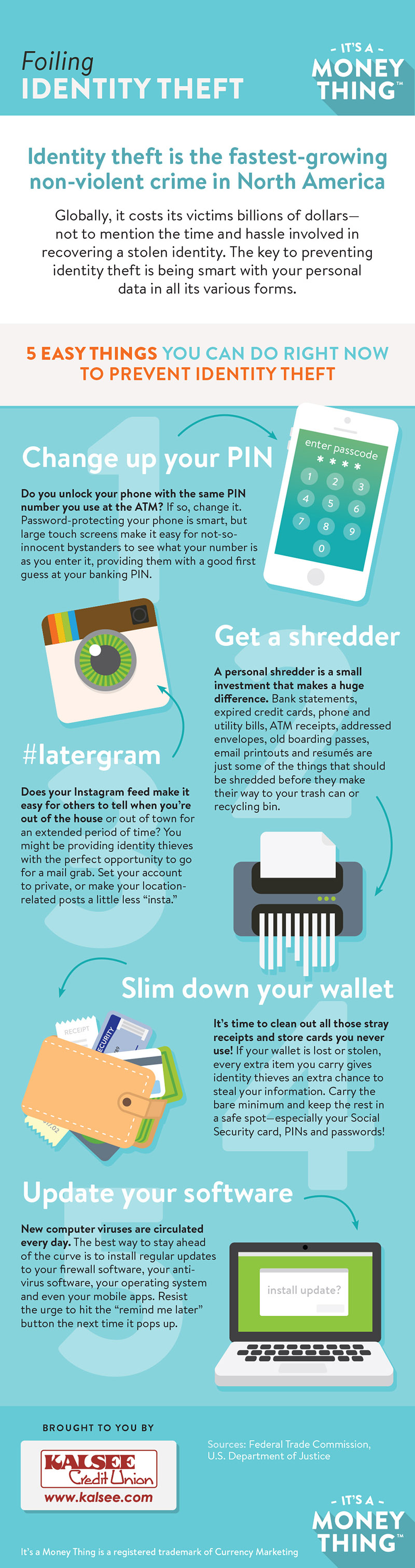 foiling identity theft infographic