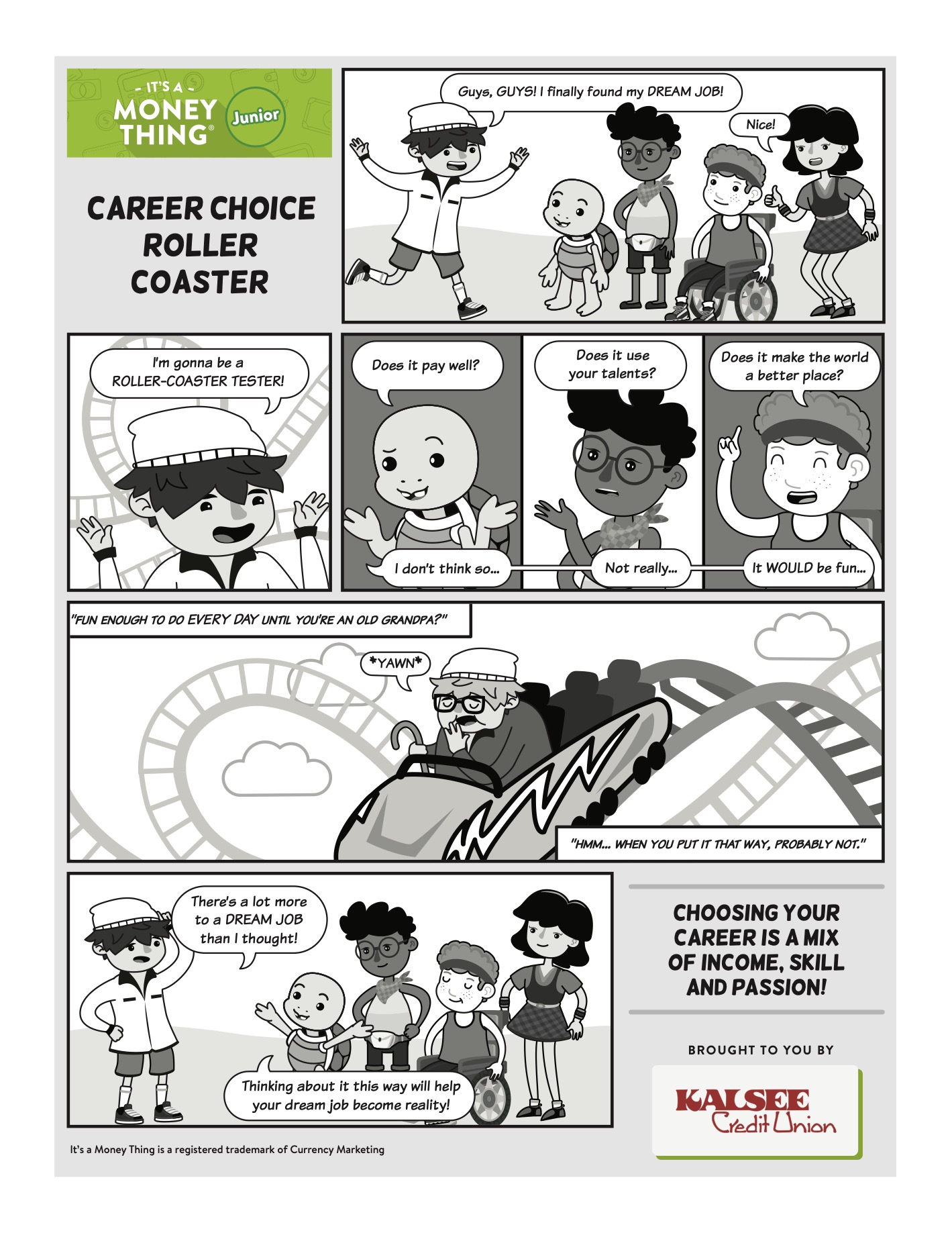 making money comic